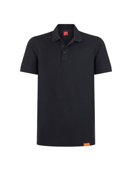 Polera piqué para hombres 60% algodón Manga Corta Gris Oscuro