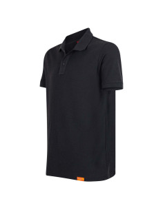 Polera piqué para hombres 60% algodón Manga Corta Gris... 2