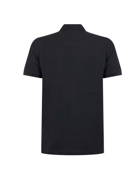 Polera piqué para hombres 60% algodón Manga Corta Gris Oscuro