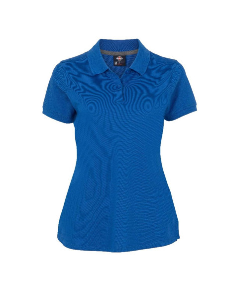 Polera piqué Back in Time para Mujer 60% Algodón Manga Corta Azulino