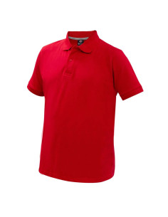 Polera Spandex piqué para Hombres Manga Corta Rojo