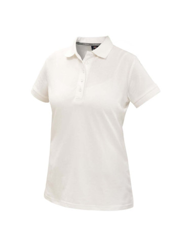Polera Spandex piqué para Mujer Manga Corta Blanco