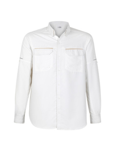 Camisa de Hombre repelente al agua Blanco