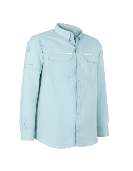Camisa de Hombre repelente al agua Celeste Claro