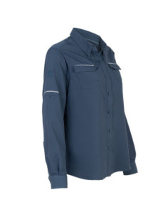 Camisa de Mujer repelente al agua Azul Royal 2