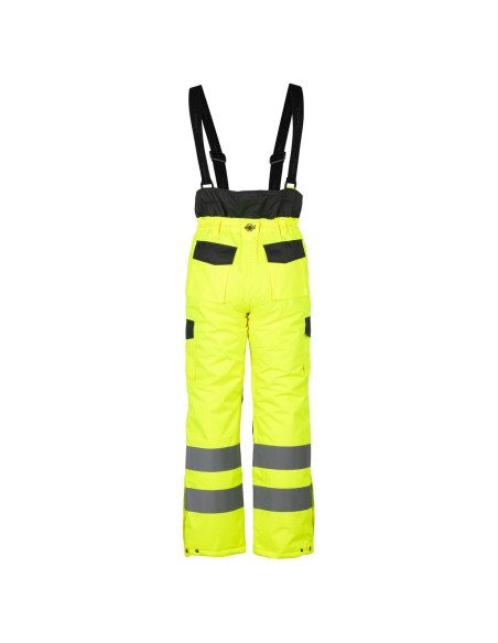 Jardinera Termica Alta Visibilidad Certificada Hombre Amarillo / Gris Oscuro