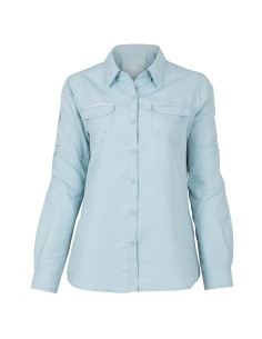 Camisa de Mujer repelente al agua Celeste Claro