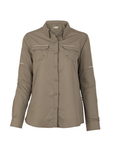 Camisa de Mujer repelente al agua Verde Musgo