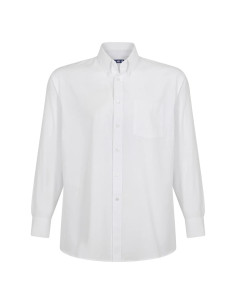Camisa Oxford de Hombre con bolsillo Blanco