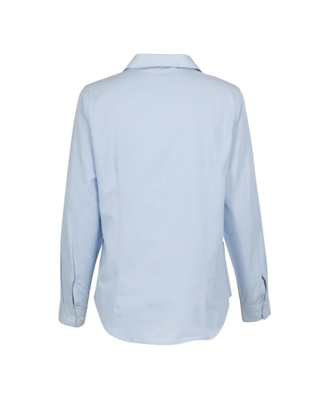 Camisa Oxford Light Mujer Celeste Oscuro