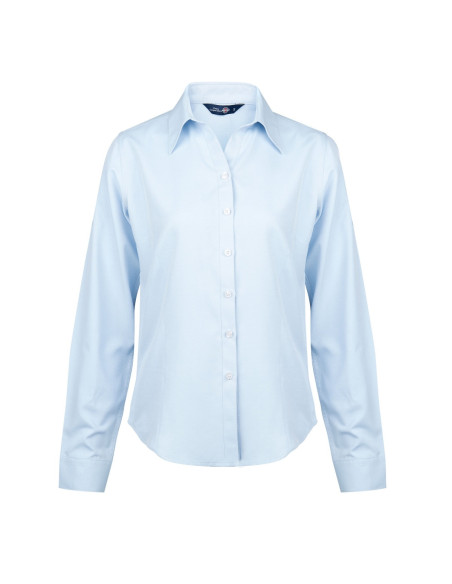 Camisa Mujer Trevira Celeste Oscuro