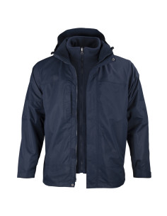 Chaqueta 3 en 1 Hombre Azul