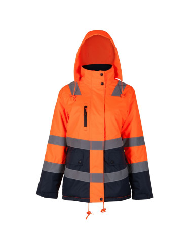 Parka Termica Alta VIisibilidad Mujer Naranjo /...