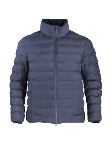 Parka Acolchada Hombre Gris Oscuro