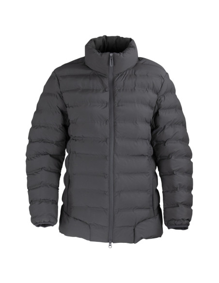 Parka Acolchada Mujer Gris Oscuro
