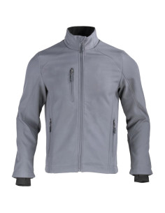 Chaqueta Softshell Rhelmu puño miton Hombre Gris Oscuro