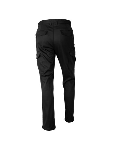 Pantalon Cargo Hombre Forro Polar Negro
