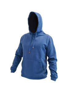 Poleron Hoodie Canguro Unisex Azulino
