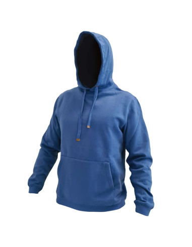 Poleron Hoodie Canguro Unisex Azulino
