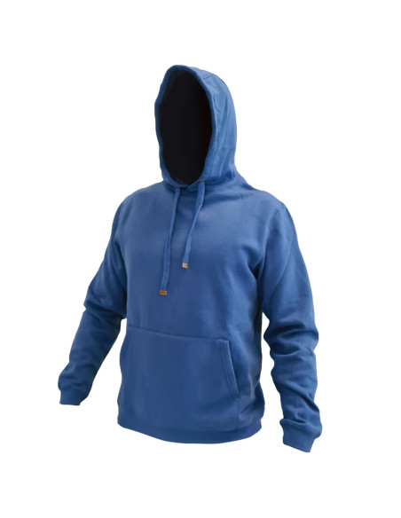 Poleron Hoodie Canguro Unisex Azulino