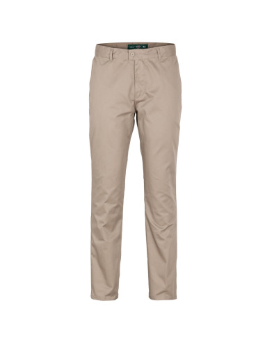 Pantalon Hombre Gabardina Sin pinza Beige