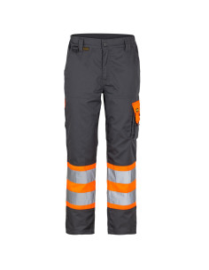 Pantalon Hombre Alta Visibilidad Bi-Color Clase 1 Gris...