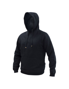 Poleron Hoodie Canguro Unisex Negro