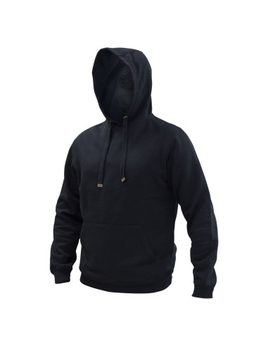 Poleron Hoodie Canguro Unisex Negro