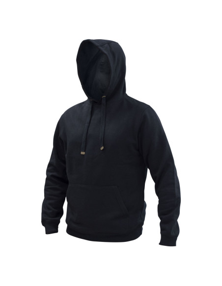 Poleron Hoodie Canguro Unisex Negro