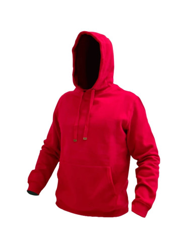 Poleron Hoodie Canguro Unisex Rojo