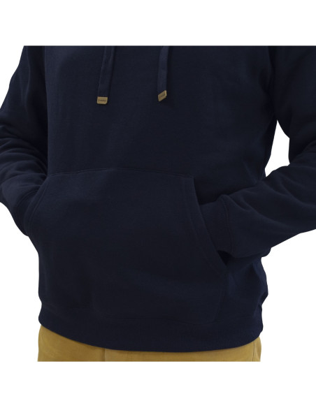 Poleron Hoodie Canguro Unisex Azul