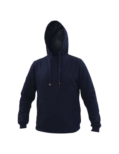Poleron Hoodie Canguro Unisex Azul