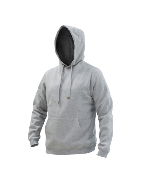 Poleron Hoodie Canguro Unisex Gris