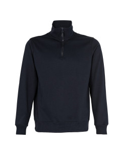 Poleron Medio Cierre Unisex Negro