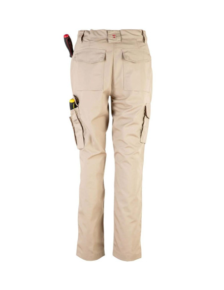Pantalon Cargo Mujer tela Surenntex Taupe