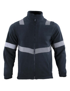 Micropolar Cintas Reflectivas Hombre Manga Larga Azul