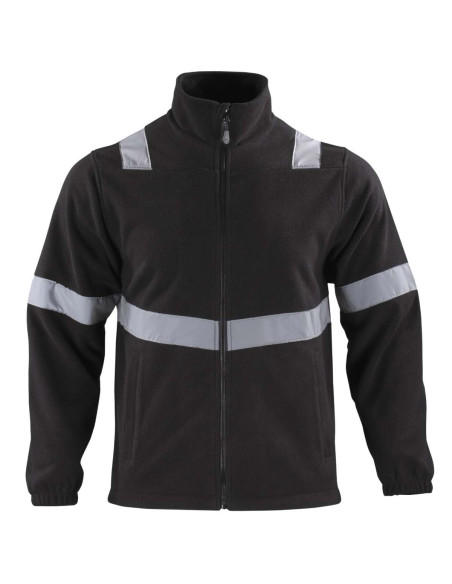 Micropolar Cintas Reflectivas Hombre Manga Larga Negro