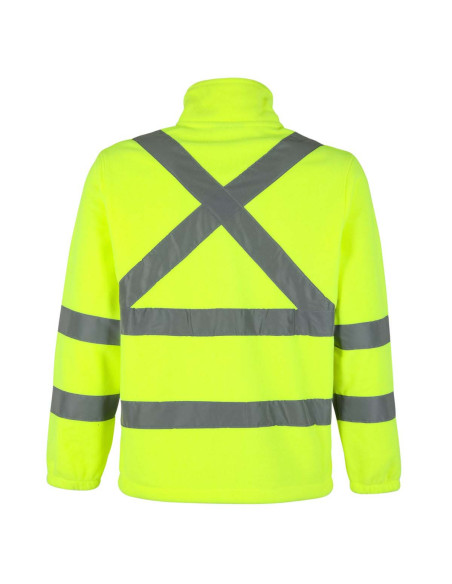 Micropolar Alta Visibilidad Hombre Bi Color Clase 3 Manga Larga Amarillo