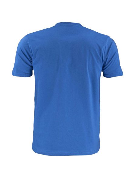 Polera de cuello redondo para Hombres 100% algodón Manga Corta Azulino