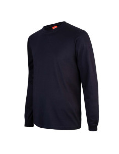 Polera de cuello redondo para Hombres 100% algodón Manga... 2